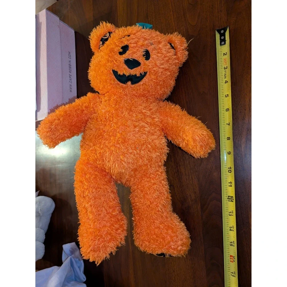 Build-A-Bear Workshop Pumpkin Glow Bear Orange Halloween Plush 028763